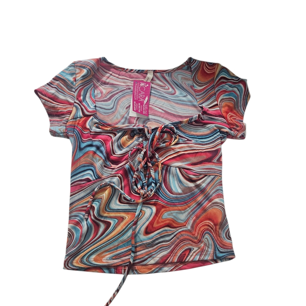Colorful Swirl Women's Top